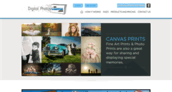 Desktop Screenshot of digitalphotosoncanvas.com